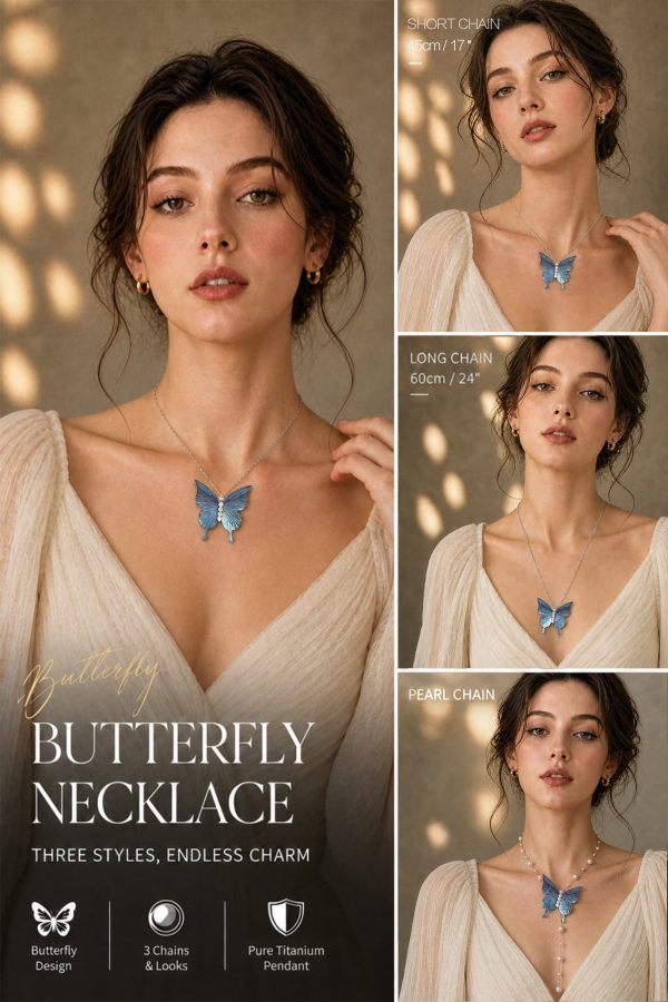 Tahoe Blue Titanium Necklace - Image 6