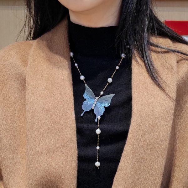 Tahoe Blue Titanium Necklace - Image 4